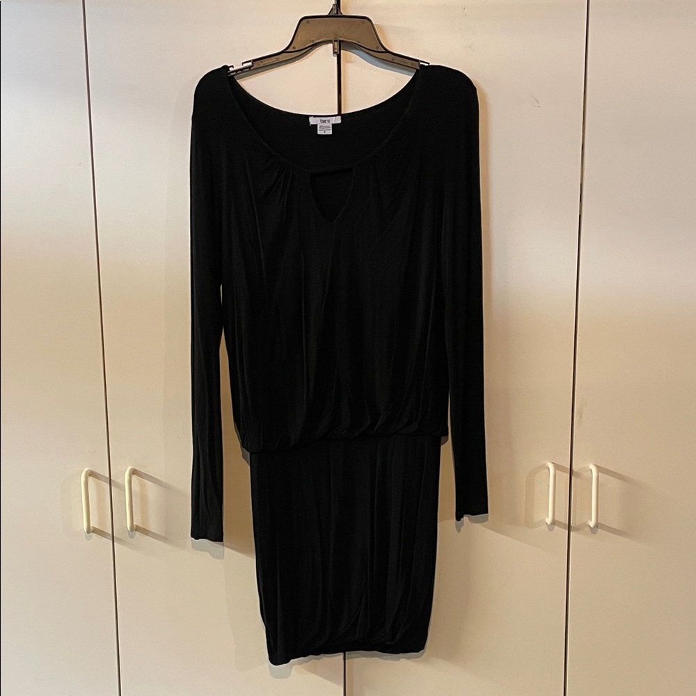 Bar III Black Long Sleeve Dress